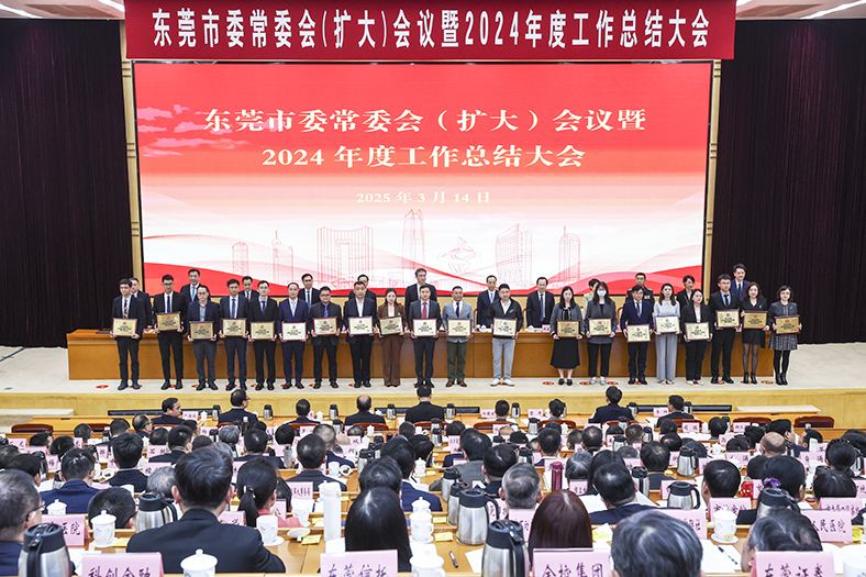 東莞市雁田投資有限公司：榮獲“2024年度東莞市效益貢獻(xiàn)企業(yè)前100名企業(yè)”